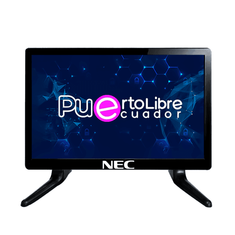 MONITOR LED 22'' NEC FULLHD HDMI VGA RCA USB | Puerto Libre Ecuador