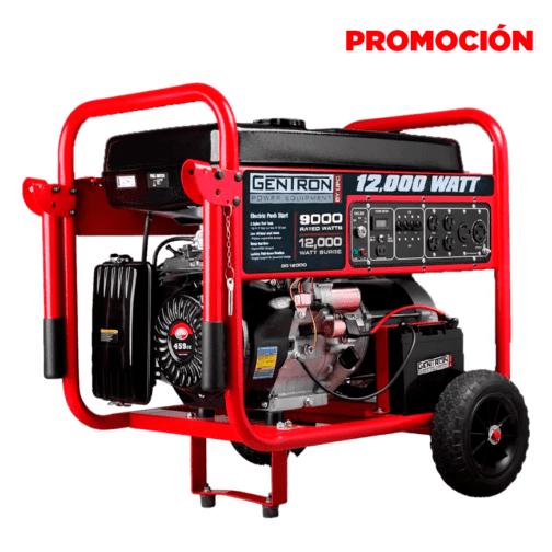 GENERADOR ELECTRICO GENTRON 12.000W GASOLINA - ALTA EFICIENCIA - HECHO EN USA