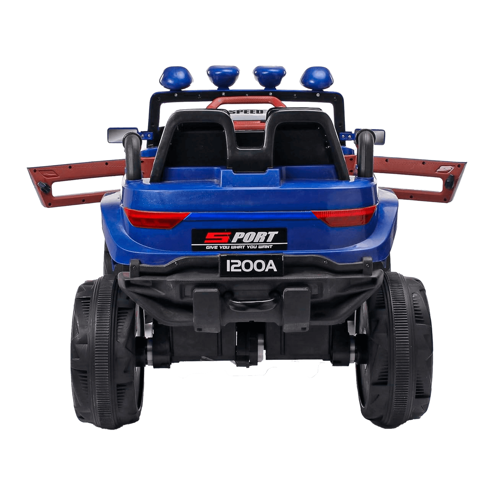 CARRO A BATERIA ELECTRICO JEEP XL 2 PASAJEROS JUGUETE - Imagen 7