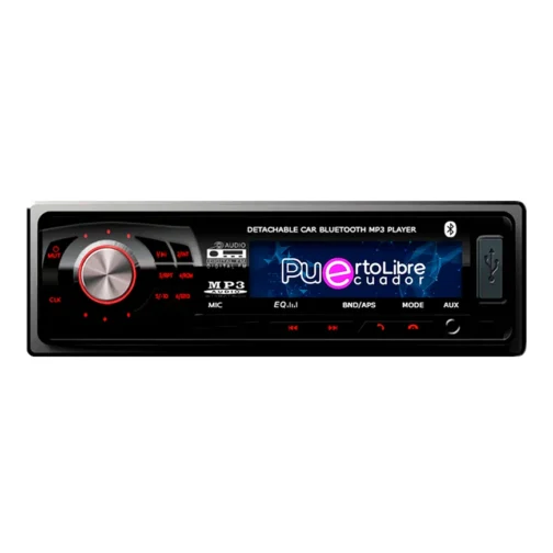 AUTORADIO BLUETOOTH MODELO MP3 50Wx4 FM MP3 BT USB CAR AUDIO
