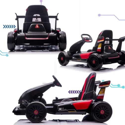 CARRO A BATERIA ELECTRICO KARTING GO KART TIPO MARIO KART JUGUETE - Imagen 3