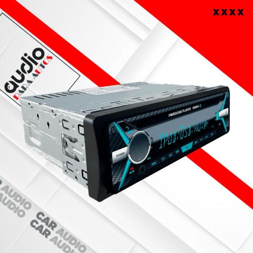 AUTORADIO BLUETOOTH MODELO MP3 50Wx4 FM MP3 BT USB CAR AUDIO Mascarilla Desmontable - Imagen 2