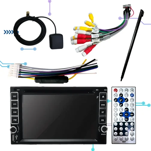 RADIO BLUETOOTH PANTALLA 6.5 TACTIL SW9002BG 45Wx4 FM MP3 BT USB DVD CAR AUDIO - Imagen 2