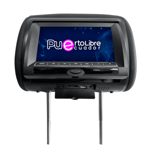 CABECERA DVD  2 PANTALLAS 7" MP3 USB CD + CONTROL REMOTO