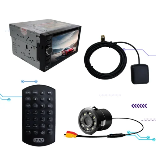 RADIO BLUETOOTH 6116 PANTALLA 6.5" TÁCTIL 45Wx4 FM MP3 BT USB DVD CAR AUDIO - Imagen 3