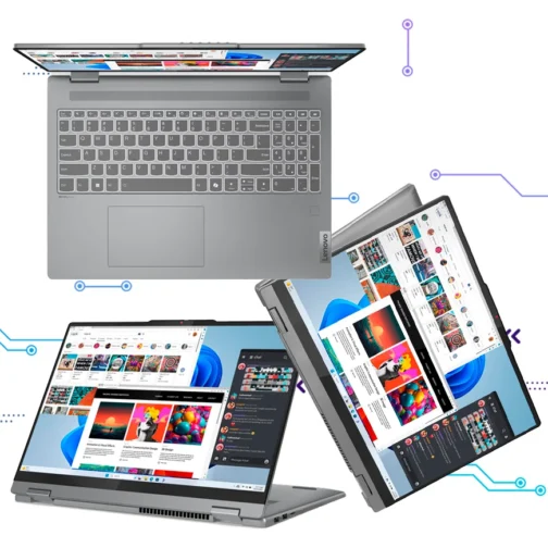 LENOVO IDEAPAD 5 16AHP9 2EN1 AMD Ryzen™ 7 8845HS 1TB SSD 16GB RAM 16'' TOUCHSCREEN W11 - Imagen 3