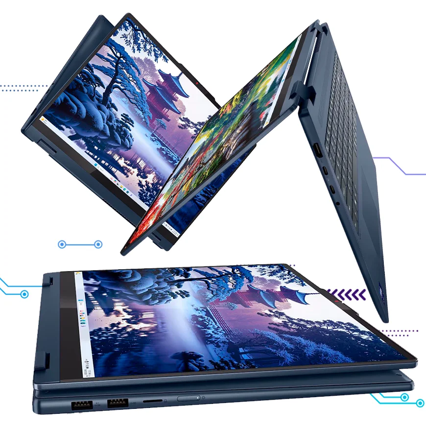 LENOVO IDEAPAD 5 16IAL10 2EN1 Core™ ULTRA 7 255U 1TB SSD 32GB RAM 16″ TOUCH WIN11 - Imagen 3